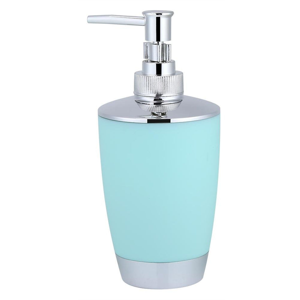 Yosoo 6 Piezas de Plástico Juego de Accesorios de Baño de Lujo Juego de Baño Botellas de Loción Cepillo de Dientes Tenedor de Dientes Taza de Jabón Jabón de Inodoro Cepillo de Basura (Verde Menta)