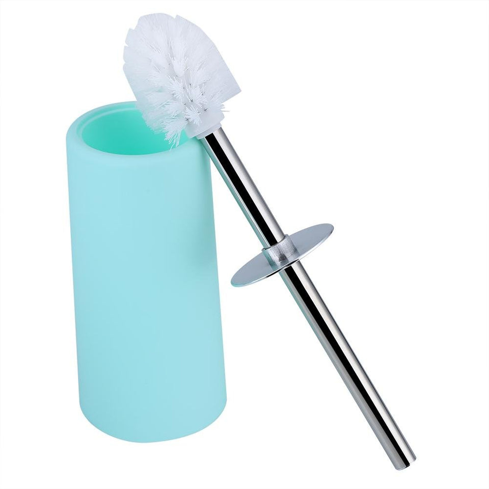Yosoo 6 Piezas de Plástico Juego de Accesorios de Baño de Lujo Juego de Baño Botellas de Loción Cepillo de Dientes Tenedor de Dientes Taza de Jabón Jabón de Inodoro Cepillo de Basura (Verde Menta)
