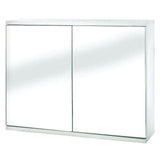 Croydex Simplicity MDF - clóset de doble puerta con espejo para medicina con apertura magnética, color blanco, Puerta doble, Blanco