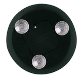Zadro 15X Next Generation LED Lighted Spot Mirror, Black Finish