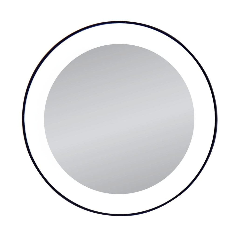 Zadro 15X Next Generation LED Lighted Spot Mirror, Black Finish