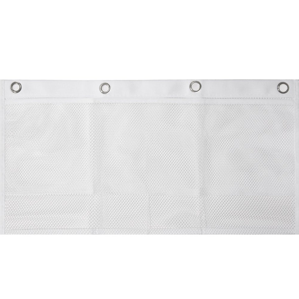 MAYTEX Organizador de Malla para Tina y Ducha, Color Blanco