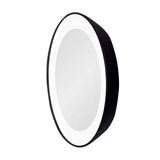Zadro 15X Next Generation LED Lighted Spot Mirror, Black Finish