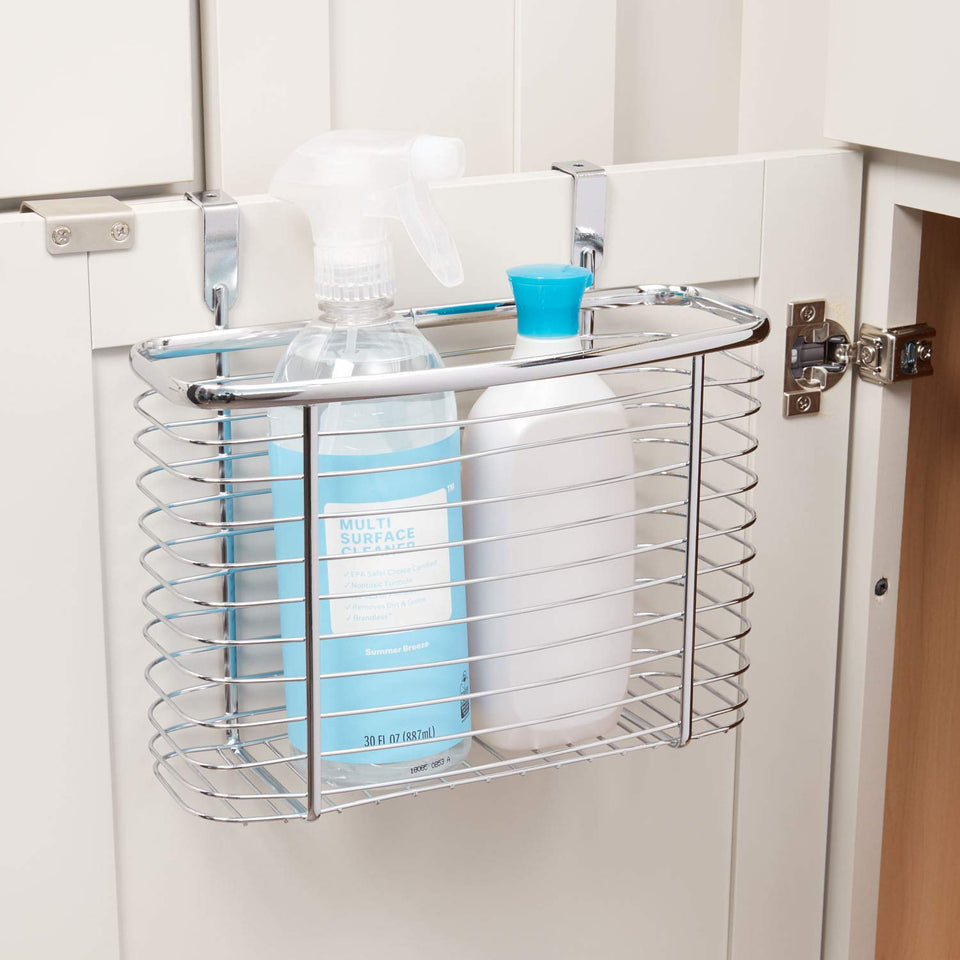 InterDesign Axis Over The Cabinet, X5 Basket, Chrome