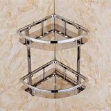 GLXQIJ Ducha De Acero Inoxidable Caddy Basket Organizador De Almacenamiento Estantes De BañO A Prueba De Herrumbre para BañO Cocina,2Tier