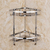 GLXQIJ Ducha De Acero Inoxidable Caddy Basket Organizador De Almacenamiento Estantes De BañO A Prueba De Herrumbre para BañO Cocina,2Tier