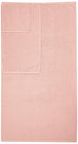 Juego de toallas de secado rápido AmazonBasics 100% algodón, 3 piezas, rosa pétalo