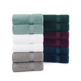 Baltic Linen Juego de Toallas de baño de 6 Piezas de Lujo de bambú y algodón, Purple Oxford, Juego de 4 Piezas, 1, 1