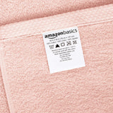 Juego de toallas de secado rápido AmazonBasics 100% algodón, 3 piezas, rosa pétalo